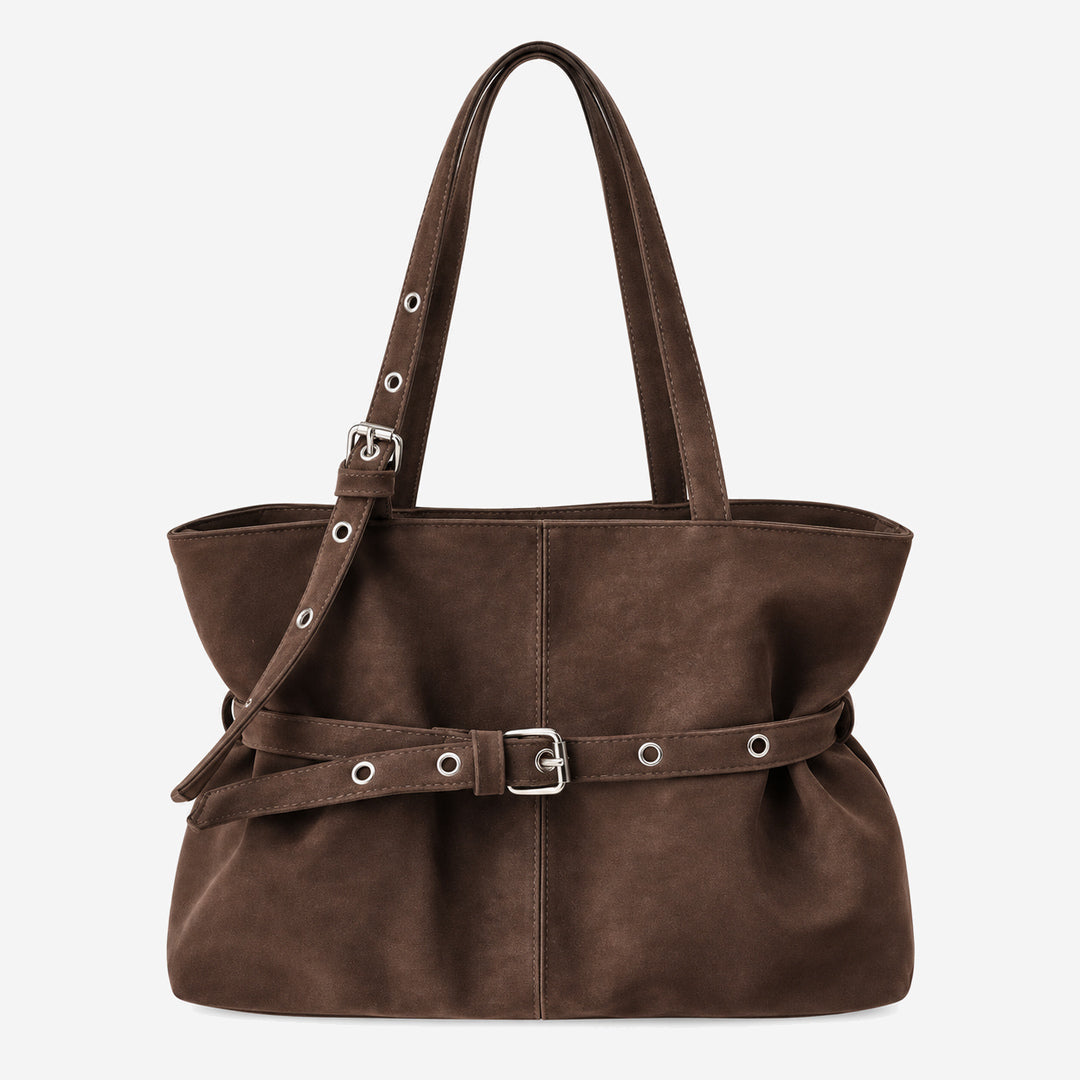 DEASSENA-Schultertasche-mit-Guerteldetail