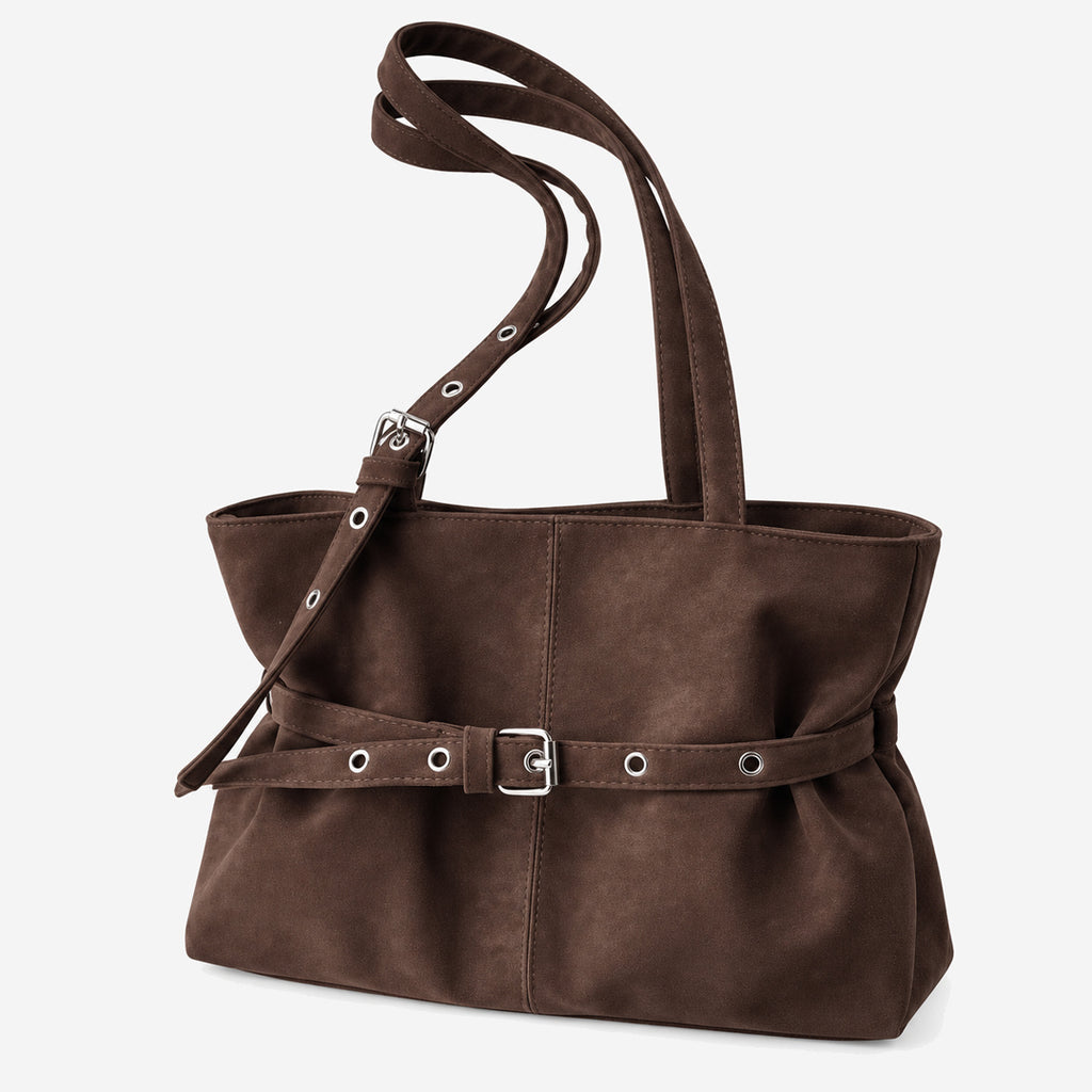 DEASSENA-Schultertasche-mit-Guerteldetail